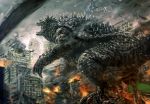  anguirus cityscape debris godzilla godzilla_(series) highres kaijuu mad_(artist) no_humans ruins spikes 