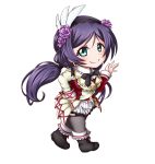  1girl chibi green_eyes highres kuena long_hair love_live!_school_idol_project purple_hair solo thigh-highs toujou_nozomi twintails 