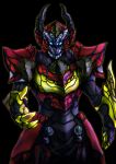  1boy highres horns inves kamen_rider kamen_rider_gaim_(series) kumon_kaito lord_baron male monster solo spoilers yusuki_(fukumen) 