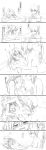  2girls bath blush comic highres ifpark_(ifpark.com) kaga_(kantai_collection) kantai_collection long_hair monochrome multiple_girls nude translation_request zuikaku_(kantai_collection) 