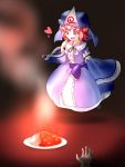  1girl curry curry_rice drooling floating food hands heart highres pink_eyes pink_hair saigyouji_yuyuko shan_grila steam super_smash_bros. sweat touhou 