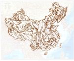 china flower personification personified_map scarlet_(pixiv1632099) sketch solo tagme 