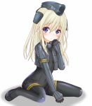  1girl highres kantai_collection langley1000 long_hair military military_uniform solo u-511_(kantai_collection) uniform 
