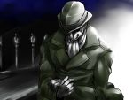 dc_comics hat highres mask rorschach scarf trench_coat trenchcoat tsuki_wani watchmen 