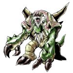  chesnaught digimon n36hoko no_humans open_mouth parody pokemon pokemon_(creature) pokemon_(game) pokemon_xy simple_background solo style_parody 