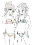  2girls bikini danball_senki genderswap kaidou_jin multiple_girls swimsuit 