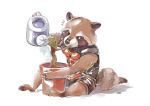  groot guardians_of_the_galaxy marvel plant potted_plant rocket_raccoon water watering_can 