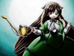  dress heterochromia iseki_(kuroshura_no_tabiji) long_hair rozen_maiden suiseiseki watering_can 