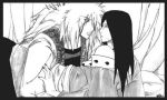  jiraiya monochrome naruto orochimaru yaoi 