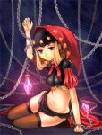  chains hashi hood navel odin_sphere solo thigh-highs thighhighs velvet velvet_(odin_sphere) 