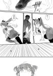  burnt_clothes comic fate/zero fate_(series) ido_(nothing679) kotomine_kirei matou_sakura monochrome nude thigh-highs tohsaka_rin toosaka_rin translation_request 