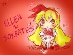  1girl cat chibi ellen guuchama smile sokrates tagme touhou touhou_(pc-98) 