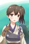  1girl highres kaga_(kantai_collection) kantai_collection shinonome_haru solo 