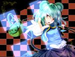  basket irusu jewelry mouse mouse_ears mouse_tail nazrin pendant red_eyes short_hair tail touhou 