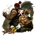  akuma evil gouken gouki kimono male red_eyes redhead scar street_fighter street_fighter_iv 