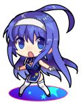  ahoge blue_eyes blue_hair china_dress chinese_clothes hairband orie_(under_night_in-birth) thigh-highs under_night_in-birth yusano 