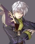 blue_eyes book fire_emblem fire_emblem:_kakusei highres my_unit robe simple_background torro white_hair 