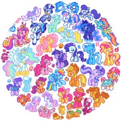  absolutely_everyone animal animal_focus apple applejack babs_seed baby big_macintosh bonbon_(my_little_pony) cheerilee cheese_sandwich_(my_little_pony) chibi chibi_only clothed_animal colorful commentary copyright_name cozy_glow crystal_heart_(my_little_pony) cutie_mark derpy_hooves diamond_tiara english_commentary everyone flurry_heart fluttershy foal food fruit gem heart highres horns logo lyra_heartstrings maud_pie muffin my_little_pony my_little_pony:_equestria_girls my_little_pony:_friendship_is_magic no_humans octavia_melody pegasus pinkie_pie pony_(animal) pound_cake_(my_little_pony) princess_cadance princess_celestia princess_luna pumpkin_cake_(my_little_pony) rainbow_dash rarity raystarkitty shining_armor silver_spoon simple_background single_horn snails_(my_little_pony) spitfire_(my_little_pony) starlight_glimmer sunburst_(my_little_pony) sunset_shimmer sunset_shimmer_(unicorn) tiara transparent_background trixie_lulamoon twilight_sparkle unicorn vinyl_scratch winged_unicorn wings wonderbolts_uniform zap_apple_(my_little_pony) zebra zecora 