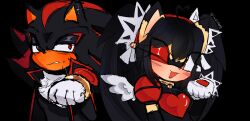  cat honey_the_cat shadow_the_hedgehog sonic_(series) twintails 