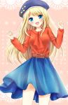  belt blonde_hair blue_eyes chloe_lemaire dress girlfriend_(kari) happy hat long_hair skirt 