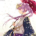  artist_name chisa dated long_hair profile purple_hair puzzle_&amp;_dragons red_eyes solo 