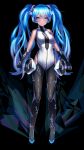  1girl blue_eyes blue_hair breasts dev hatsune_miku highres long_hair solo twintails vocaloid 