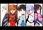  column_lineup glasses ikari_shinji makinami_mari_illustrious nagisa_kaworu neon_genesis_evangelion piromizu plugsuit rebuild_of_evangelion shikinami_asuka_langley souryuu_asuka_langley 