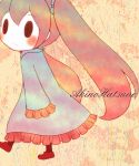  autumn blush chibi dress hatsune_miku kakoi twintails vocaloid 