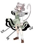 mouse_ears mouse_tail nazrin peptide red_eyes solo tail tail_raised touhou