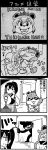  &gt;:) &gt;:d 2girls 4koma :3 :d comic crossed_arms crossed_legs crossover disney headgear highres kaga_(kantai_collection) kantai_collection mickey_mouse monochrome mouse multiple_girls muneate open_mouth parody projector school_uniform serafuku shaded_face shima_noji_(dash_plus) ship&#039;s_wheel short_hair side_ponytail sitting smile steamboat_willie sweat teeth translation_request yukikaze_(kantai_collection) 