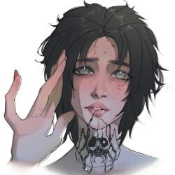  dark_hair evelyn_(baldurs_gate) short_hair tagme tagme_character 