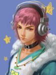  1boy genderswap headphones highres looking_at_viewer nitroplus pink_eyes pink_hair short_hair smile solo super_sonico 