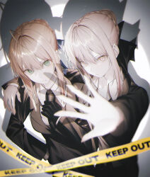 fate/stay_night fate_(series) fov_ps green_eyes multiple_persona ponytail saber saber_alter