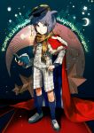  1boy book character_name crescent_moon dated hand_on_hip happy_birthday hat heart highres male moon mortarboard shingetsu_nagisa solo standing star yan&#039;yo_(yan&#039;yan&#039;yo) zettai_zetsubou_shoujo 