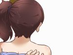  2girls brown_hair hand_on_shoulder kaga_(kantai_collection) kantai_collection multiple_girls shoukaku_(kantai_collection) side_ponytail tanaka_kusao towel 