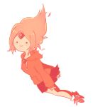  1girl adventure_time blush fire flame_princess forehead_jewel long_hair red_eyes six_(fnrptal1010) skirt smile solo 