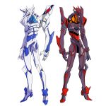  junketsu kill_la_kill mecha mechanization neon_genesis_evangelion no_humans senketsu uri_(uryu002) 