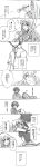  comic highres kamijou_touma long_image monochrome shokuhou_misaki tall_image to_aru_majutsu_no_index:_new_testament translation_request 