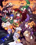  6+boys 6+girls animal_ears axe bandages bare_shoulders basket black_hair blonde_hair blood blush book breasts cape choker cleavage costume dark_pit doubutsu_no_mori dr._mario dress dual_persona earrings eating eggplant english facial_hair fake_animal_ears fake_tail fang fire_emblem fire_emblem:_akatsuki_no_megami fire_emblem:_kakusei firmicus food frankenstein&#039;s_monster green_hair hairband halloween halloween_costume hat head_mirror highres hockey_mask ice_climber ike jack-o&#039;-lantern jewelry kid_icarus kid_icarus_uprising link long_hair looking_at_viewer luigi mario mask meat medicine multiple_boys multiple_girls mummy mustache my_unit nana_(ice_climber) open_mouth palutena pipe pit_(kid_icarus) pointy_ears ponytail popo_(ice_climber) princess_peach princess_zelda pumpkin shaded_face short_hair smile star stitches super_mario_bros. super_smash_bros. sweatdrop the_legend_of_zelda vampire_costume villager_(doubutsu_no_mori) warp_pipe weapon werewolf white_hair witch witch_hat 