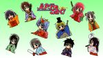   aizawa_sakuya ayasaki_hayate chibi hata_kenjirou hayate_no_gotoku! japanese_clothes katsura_hinagiku kijima_saki maria nishizawa_ayumu saginomiya_isumi sanzenin_nagi segawa_izumi tachibana_wataru  