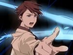  foreshortening hands kaisen male pointing umineko_no_naku_koro_ni ushiromiya_battler 
