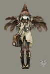  boots brown_eyes gloves goggles hat knee_boots niji niji_(pixiv_355604) original short_hair silver_hair solo 