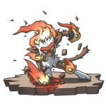  fire fire_hair infernape pokemon solo 