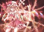  chain chains cross flandre_scarlet hat laevatein non_(nobu) touhou wings yellow_eyes 