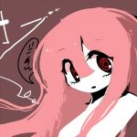  al_bhed_eyes long_hair lowres marisu open_mouth pink_hair portrait red_eyes 