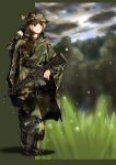  1girl absurdres blonde_hair camouflage highres original solo tc1995 