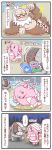  4koma blissey comic highres no_humans pokemon pokemon_(creature) registeel slaking sougetsu_(yosinoya35) translation_request 