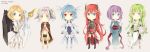  6+girls alpha_(acerailgun) angel angel_wings anklet armor artist_name asymmetrical_wings barefoot blind blonde_hair blue_eyes blue_hair boots borrowed_character cape cassie_(acerailgun) cecilia_(acerailgun) chibi cyborg elbow_gloves erica_(acerailgun) everyone flat_chest ghost gloves greaves green_eyes green_hair hair_ribbon hands_on_hips highres horns isabelle_(acerailgun) japanese_clothes jewelry kimono knight long_hair mechanical_arm mechanical_wings miss-ariellia multiple_girls navel original polearm purple_hair red_eyes redhead ribbon robot_girl rynn_(acerailgun) shield short_shorts shorts side_slit simple_background smile spear sword thigh-highs thigh_boots transparent twintails very_long_hair weapon white_hair wings witch yellow_eyes 