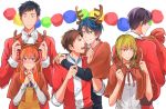  3boys 3girls christmas gekkan_shoujo_nozaki-kun hori_masayuki kashima_yuu multiple_boys multiple_girls nozaki_umetarou sakura_chiyo seo_yuzuki wakamatsu_hirotaka warable 