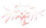 blush closed_eyes digimon digimon_tamers full_body heart jewelry marineangemon necklace no_humans pale_color simple_background sinka5010 solo white_background wings 